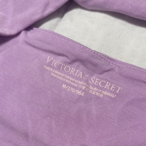 Victoria's Secret Lavender Striped Pajama Set - Picture 3 of 5